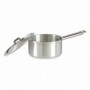 Casserole avec couvercle Ø 14 cm Argenté Aluminium 1 L (10 Unités)