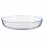 Plateau pour Four Transparent Verre Borosilicaté 25,5 x 4,5 x 25,5 cm