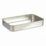 Plat à gratin Argenté Aluminium 41 x 6,5 x 26 cm (12 Unités)