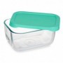 Boîte à lunch SNOW BOX Vert Transparent verre Polyéthylène 420 ml (12