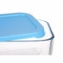 Boîte à lunch SNOW BOX Bleu Transparent verre Polyéthylène 790 ml (12