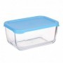 Boîte à lunch SNOW BOX Bleu Transparent verre Polyéthylène 790 ml (12