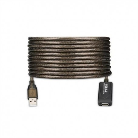Câble Rallonge à USB Ewent EW1021 10 m Noir
