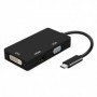 Aisens A109-0343 station d'accueil USB 3.2 Gen 2 (3.1 Gen 2) Type-C Noir