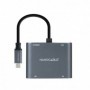 NanoCâble 10.16.4305 câble vidéo et adaptateur 0,15 m USB Type-C USB Type-C + USB Type-A + 2 x HDMI Gris