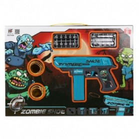 Playset Zombie Shot Pistolet à Fléchettes Bleu 43 x 30 cm (43 x 30 cm)
