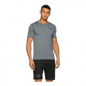 T-Shirt de Compression à Manches Courtes pour Homme Under Armour 1289588-006 Gris