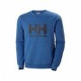 Sweat sans capuche homme HH LOGO Helly Hansen 34000 636 Bleu