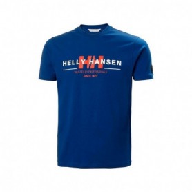 T-Shirt à manches courtes homme NORD GRAPHIC Helly Hansen 53763 607 Bleu Rose