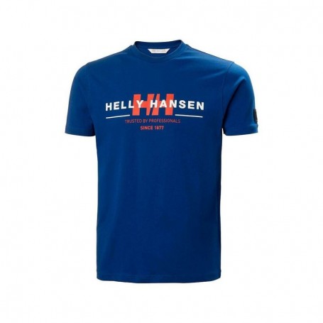 T-Shirt à manches courtes homme NORD GRAPHIC Helly Hansen 53763 607 Bleu Rose