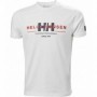 T-Shirt à manches courtes homme RWB GRAPHIC Helly Hansen 53763 001 Blanc