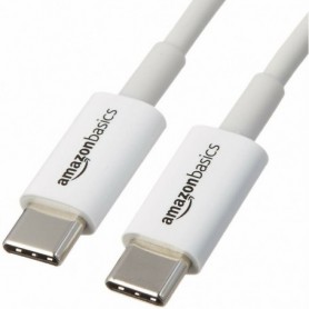 Câble USB C Amazon Basics Blanc (Reconditionné A+)