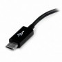 Startech.com Câble adaptateur Micro USB vers USB Host OTG de 12cm - Mâle / Femelle - Noir