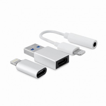 Câble USB CoolBox COO-CKIT-APPL Blanc (1 Unités)