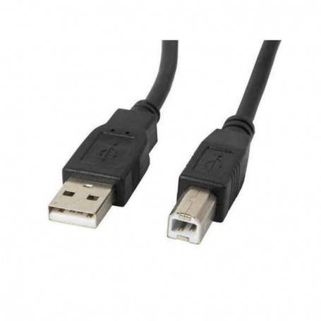 Câble USB 2.0 A vers USB B Lanberg Noir