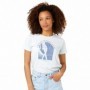 T shirt à manches courtes Rip Curl Re-Entry Crew Blanc