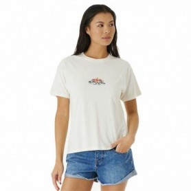 T shirt à manches courtes Rip Curl Sun Relaxed Blanc