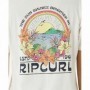 T shirt à manches courtes Rip Curl Sun Relaxed Blanc