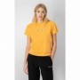 T-Shirt à manches courtes femme Champion Crewneck Croptop Jaune