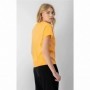 T-Shirt à manches courtes femme Champion Crewneck Croptop Jaune