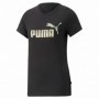 T-Shirt à manches courtes femme Puma Essentials+ Nova Shine Noir