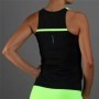 Maillot de Corps de Sport à Manches Coupe Endless Lace Vert citron