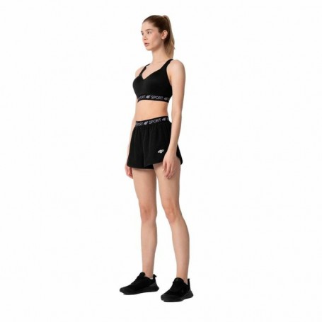 Short de Sport pour Femme 4F Quick-Drying Noir