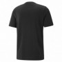 T-Shirt à manches courtes homme Puma Essentials + 2 Col Logo Noir