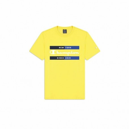 T-Shirt à manches courtes homme Champion Crewneck Jaune