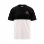 T-Shirt à manches courtes homme Kappa Edwin CKD Blanc Noir