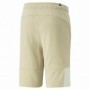 Short de Sport Puma Essentials Block Tape Gris Blanc