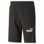 Short de Sport Puma Essentials Block Tape Noir