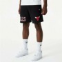 Short de Sport New Era NBA Chicago Bulls Noir