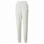 Pantalon de sport long Puma Embroidery High Montagne Blanc Femme