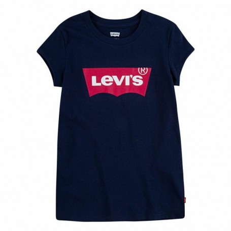 T shirt à manches courtes Enfant Levi's Batwing Bleu foncé