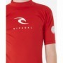 T-Shirt à manches courtes enfant Rip Curl Corps L/S Rash Vest Rouge Lycra Surf