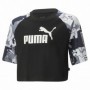 T shirt à manches courtes Enfant Puma Ess+ Street Art Noir