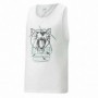 T-Shirt de basket Puma Tank B Blanc