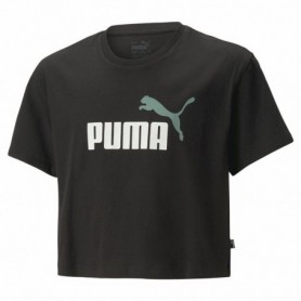 T shirt à manches courtes Enfant Puma Logo Cropped Noir