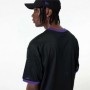 T-Shirt de basket New Era Mesh LA Lakers Noir
