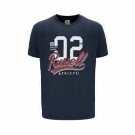 T-Shirt à manches courtes homme Russell Athletic Amt A30101 Bleu foncé