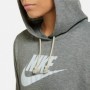 Sweat à capuche femme Nike Gris