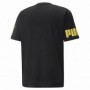 T-Shirt à manches courtes homme Puma Power Summer Noir Unisexe