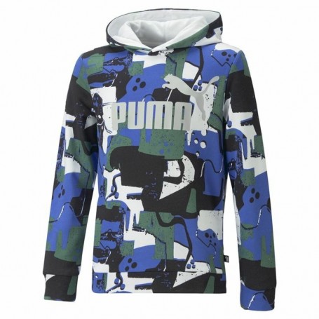 Sweat-Shirt Enfant Puma Essentials+ Street Art Aop Bleu