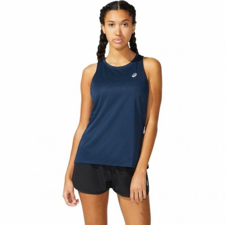 Maillot de Corps sans Manches pour Homme Asics Core Blue marine