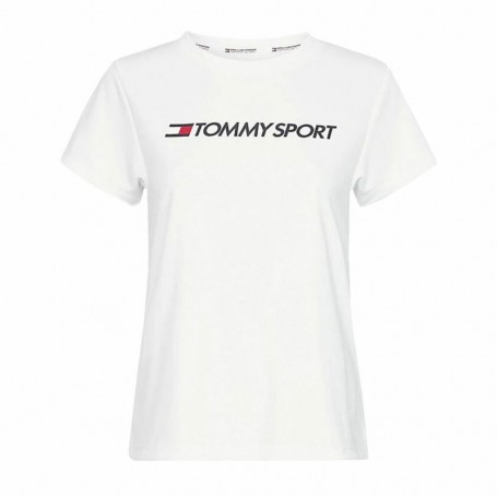 T-Shirt à manches courtes homme Tommy Hilfiger Logo Chest Blanc