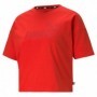 T-Shirt à manches courtes femme Puma Essentials Logo Rouge