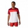 T-Shirt à manches courtes homme Asics Race Blanc Rouge