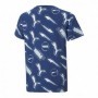 T shirt à manches courtes Enfant Puma AOP Bleu foncé