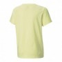 T shirt à manches courtes Enfant Puma Alpha Graphic Jaune